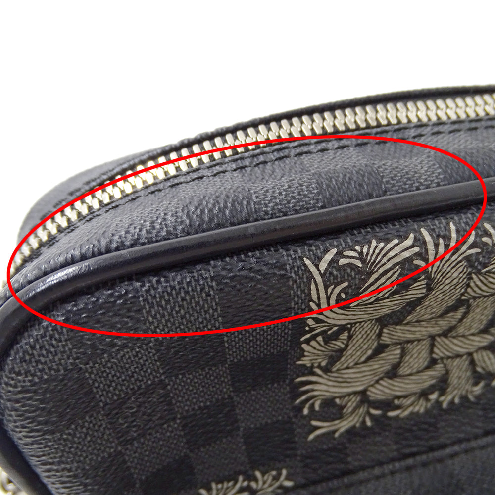 LOUIS VUITTON ルイ・ヴィトン アマゾン ショルダーバッグ ダミエ グラフィット クリストファーネメス N48239 メンズ 【中古】