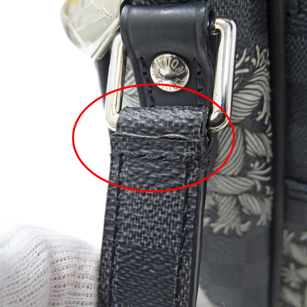 LOUIS VUITTON ルイ・ヴィトン アマゾン ショルダーバッグ ダミエ グラフィット クリストファーネメス N48239 メンズ 【中古】