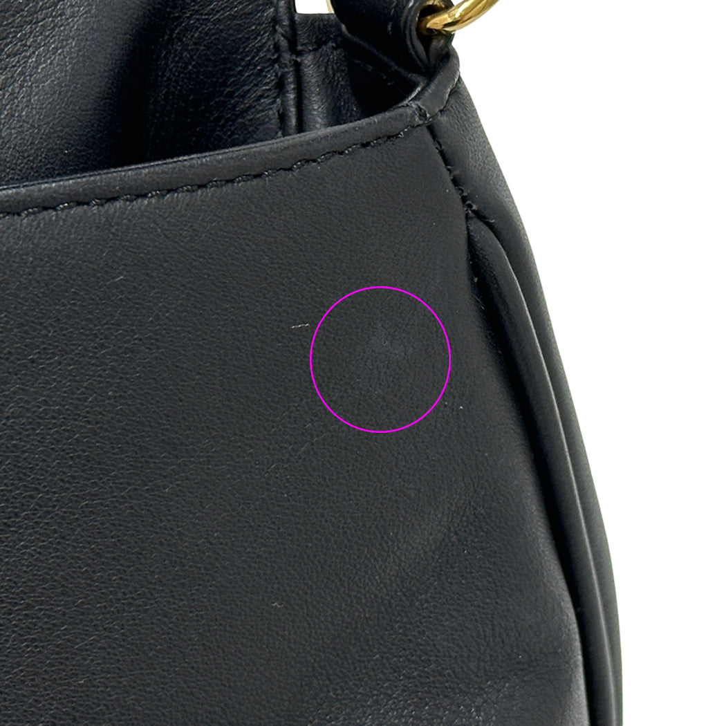 FENDI フェンディ ショルダーバッグ ブラック 8M0276 レザー レディース 【中古】