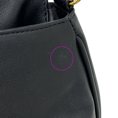 FENDI フェンディ ショルダーバッグ ブラック 8M0276 レザー レディース 【中古】