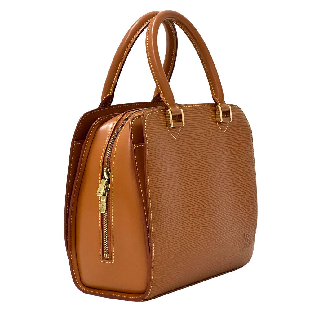 LOUIS VUITTON ルイ・ヴィトン ポンヌフ ハンドバッグ エピ ジパングゴールド ブラウン M52058 レディース 【中古】