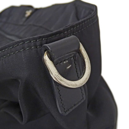 PRADA プラダ トートバッグ ショルダーバッグ 2way ブラック ナイロン レディース メンズ 【中古】