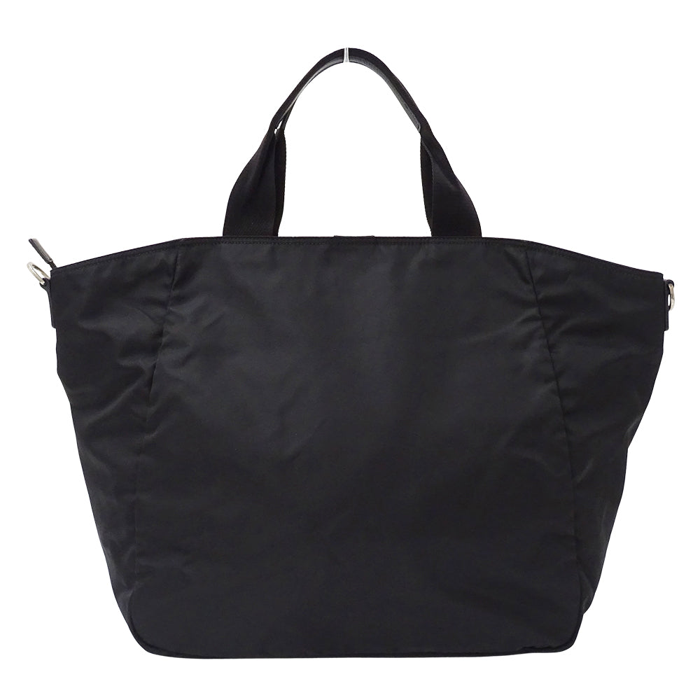 PRADA プラダ トートバッグ ショルダーバッグ 2way ブラック ナイロン レディース メンズ 【中古】