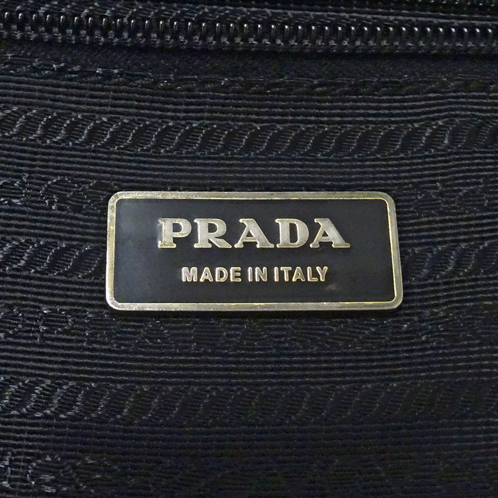 PRADA プラダ トートバッグ ショルダーバッグ 2way ブラック ナイロン レディース メンズ 【中古】