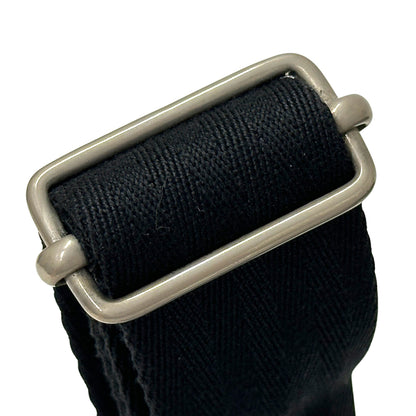 HERMES エルメス ポシェットバンドリエール ショルダーバッグ アカプルコ ブラック シルバー金具 トワルシェブロン レディース 【中古】