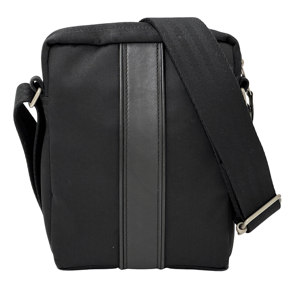 HERMES エルメス ポシェットバンドリエール ショルダーバッグ アカプルコ ブラック シルバー金具 トワルシェブロン レディース 【中古】