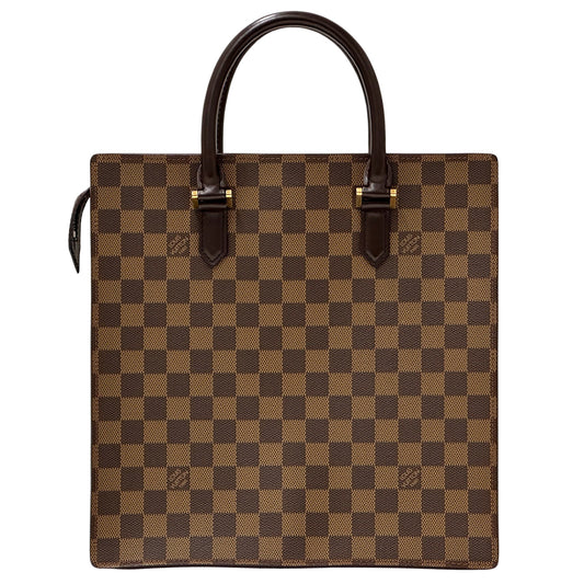 LOUIS VUITTON ルイ・ヴィトン ヴェニスPM ハンドバッグ ダミエ エベヌ ブラウン N51145 レディース 【中古】