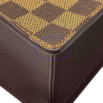 LOUIS VUITTON ルイ・ヴィトン ヴェニスPM ハンドバッグ ダミエ エベヌ ブラウン N51145 レディース 【中古】