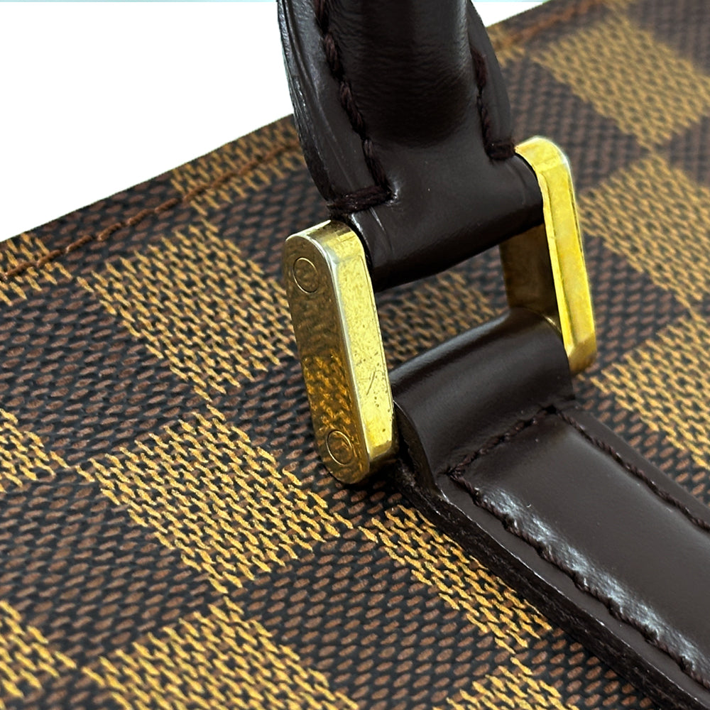 LOUIS VUITTON ルイ・ヴィトン ヴェニスPM ハンドバッグ ダミエ エベヌ ブラウン N51145 レディース 【中古】