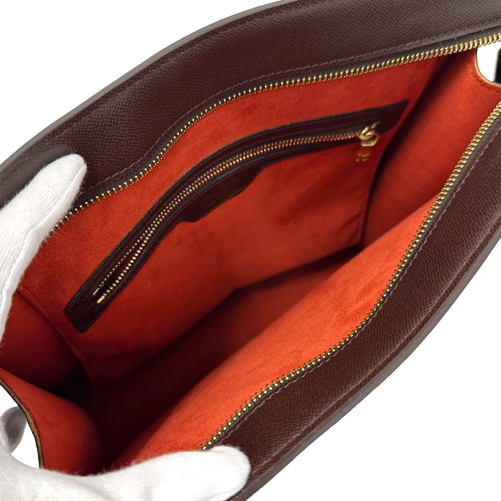 LOUIS VUITTON ルイ・ヴィトン ヴェニスPM ハンドバッグ ダミエ エベヌ ブラウン N51145 レディース 【中古】