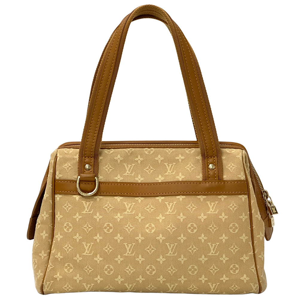 LOUIS VUITTON ルイ・ヴィトン ジョセフィーヌ PM ハンドバッグ モノグラム ミニ ベージュ ブラウン M92215 レディース 【中古】