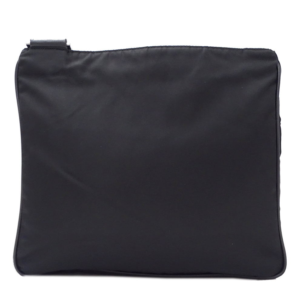 PRADA プラダ ショルダーバッグ ブラック ナイロン メンズ 【中古】