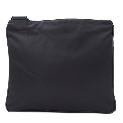 PRADA プラダ ショルダーバッグ ブラック ナイロン メンズ 【中古】