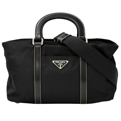 PRADA プラダ 2wayバッグ ブラック BN1052 ナイロン レディース 【中古】