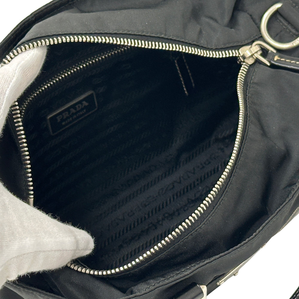 PRADA プラダ 2wayバッグ ブラック BN1052 ナイロン レディース 【中古】