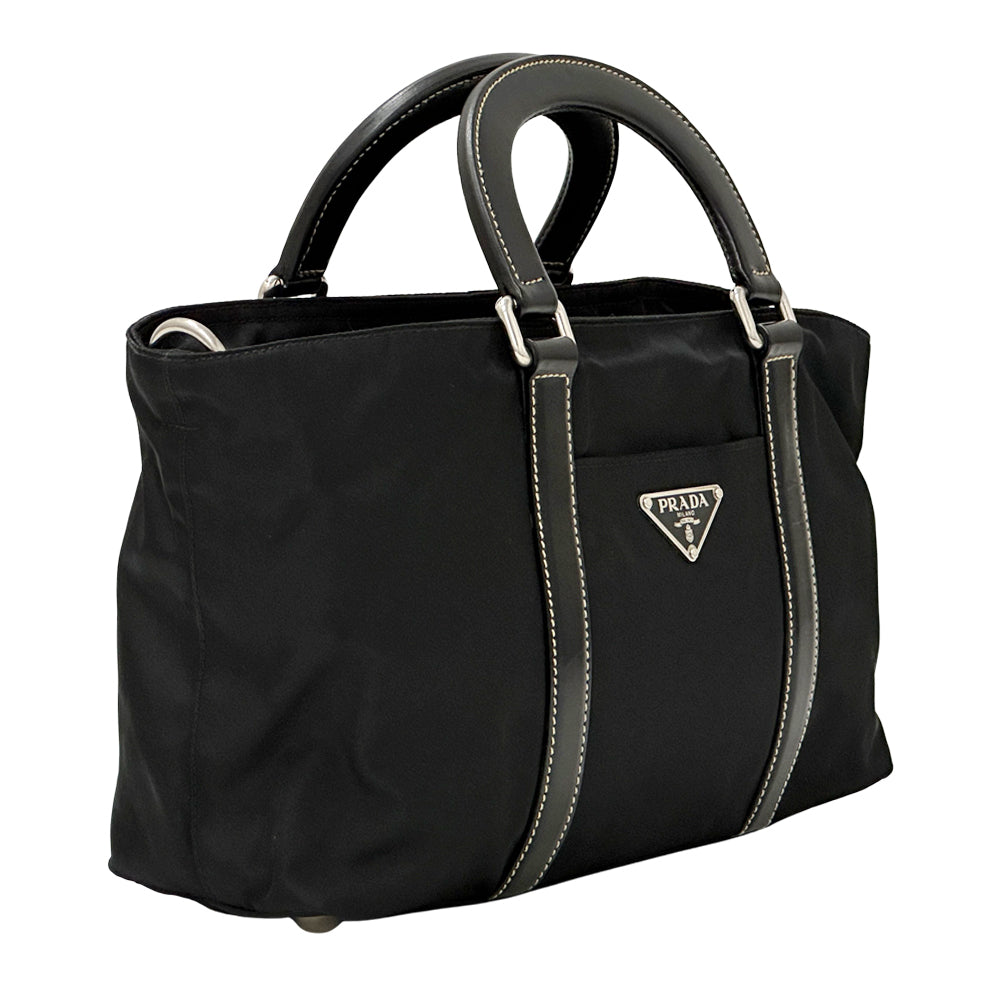 PRADA プラダ 2wayバッグ ブラック BN1052 ナイロン レディース 【中古】