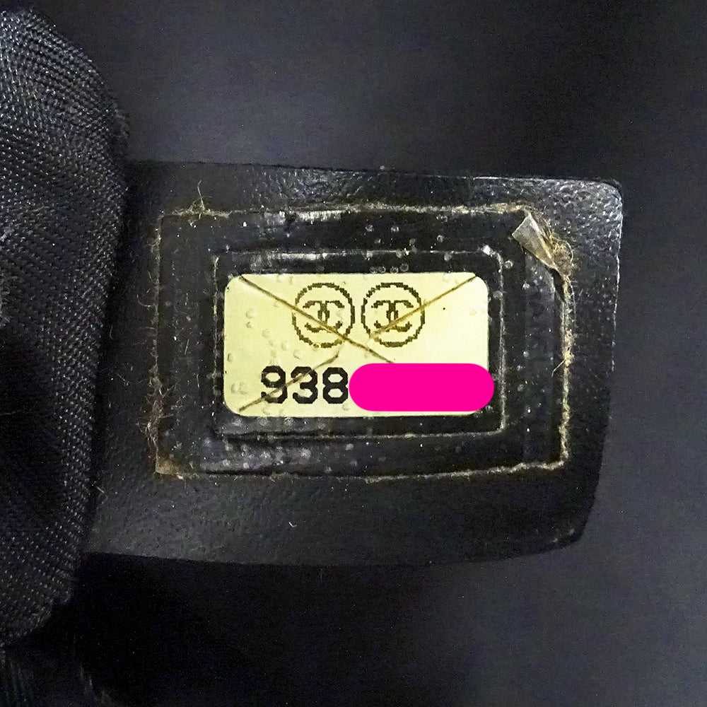CHANEL シャネル トートバッグ ニュートラベル トートMM ダークブラウン シルバー金具 ナイロン レディース 【中古】