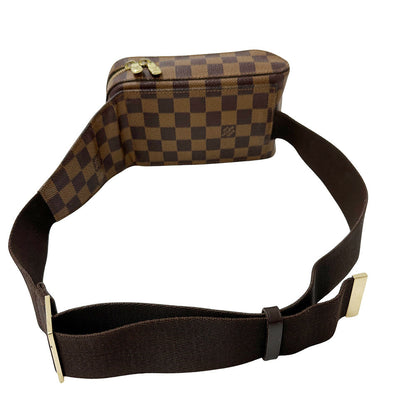 LOUIS VUITTON ルイ・ヴィトン ジェロニモス ボディ・ウエストバッグ ダミエ ダミエエベヌ N51994 ダミエキャンバス メンズ 【中古】