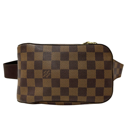 LOUIS VUITTON ルイ・ヴィトン ジェロニモス ボディ・ウエストバッグ ダミエ ダミエエベヌ N51994 ダミエキャンバス メンズ 【中古】