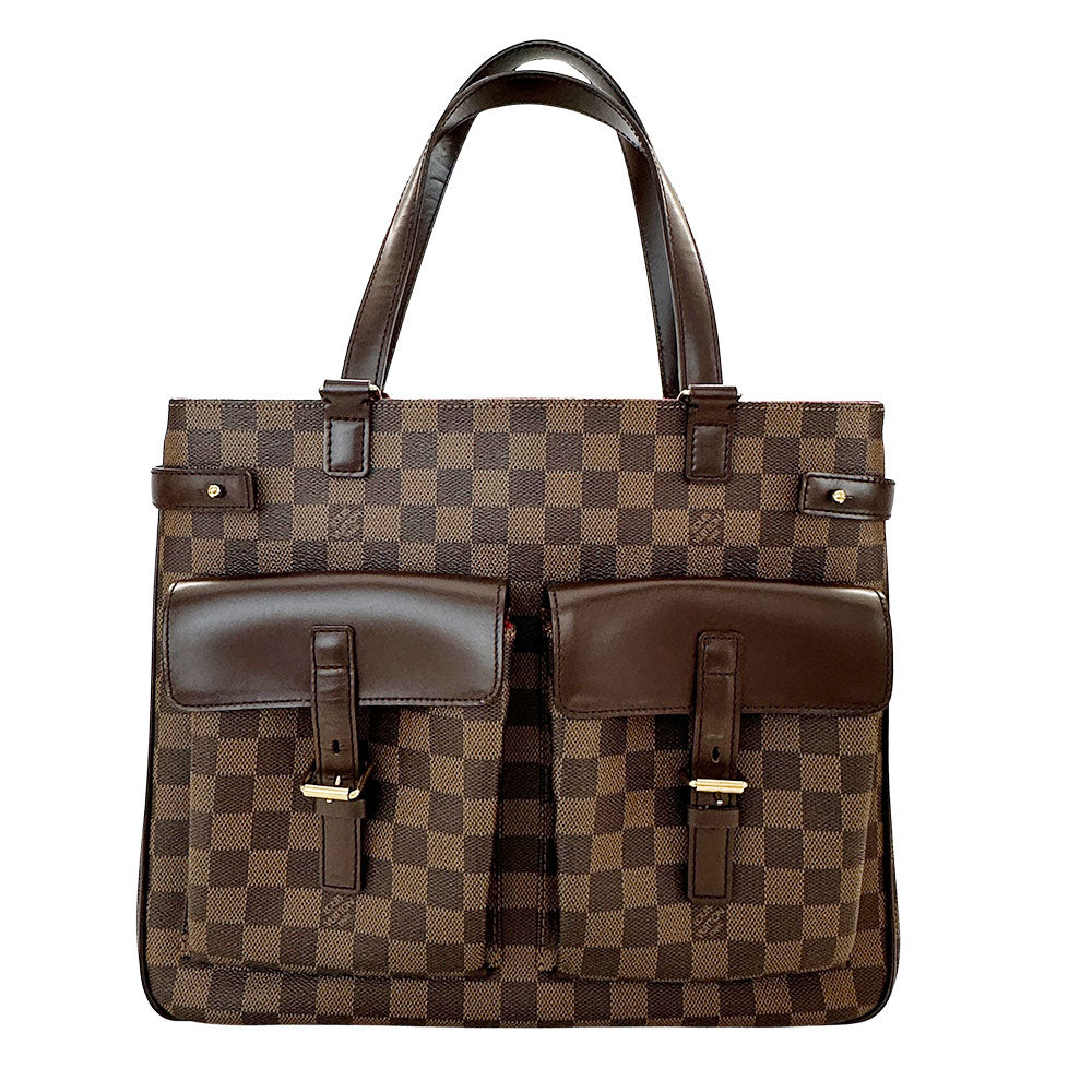 LOUIS VUITTON ルイ・ヴィトン ユゼス トートバッグ ダミエ ダミエエベヌ N51128 ダミエキャンバス レディース 【中古】