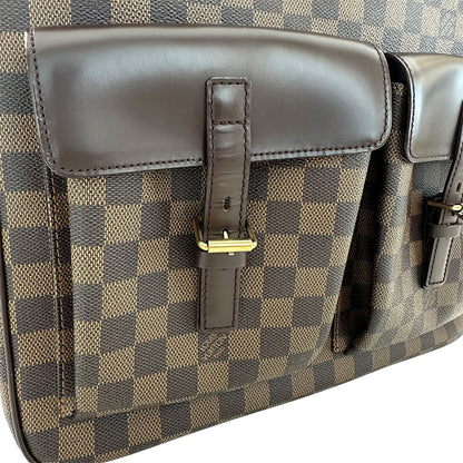 LOUIS VUITTON ルイ・ヴィトン ユゼス トートバッグ ダミエ ダミエエベヌ N51128 ダミエキャンバス レディース 【中古】