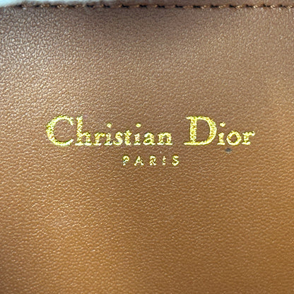Dior ディオール オーバルカメラバッグ ショルダーバッグ ブラウン レザー レディース 【中古】