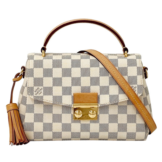 LOUIS VUITTON ルイ・ヴィトン クロワゼット ハンドバッグ ショルダーバッグ 2way ダミエ アズール N41581 レディース 【中古】