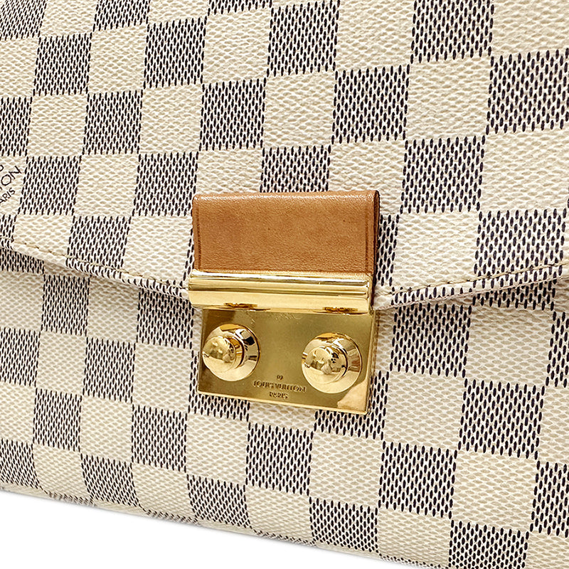 LOUIS VUITTON ルイ・ヴィトン クロワゼット ハンドバッグ ショルダーバッグ 2way ダミエ アズール N41581 レディース 【中古】