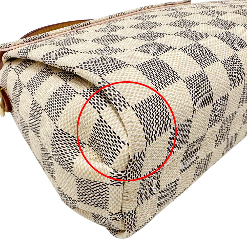 LOUIS VUITTON ルイ・ヴィトン クロワゼット ハンドバッグ ショルダーバッグ 2way ダミエ アズール N41581 レディース 【中古】