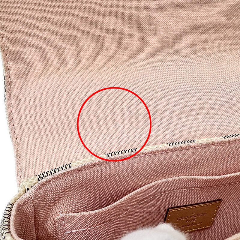 LOUIS VUITTON ルイ・ヴィトン クロワゼット ハンドバッグ ショルダーバッグ 2way ダミエ アズール N41581 レディース 【中古】