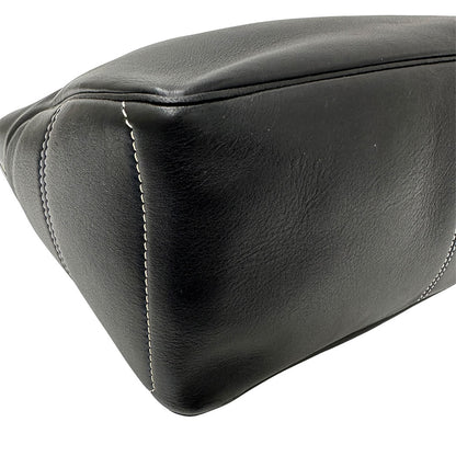 CELINE セリーヌ ブギーバッグ ハンドバッグ ブラック レザー レディース 【中古】