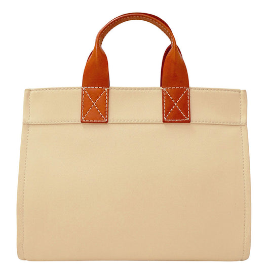 BURBERRY BLUE LABEL バーバリーブルーレーベル トートバッグ ベージュ キャンバス レディース 【中古】