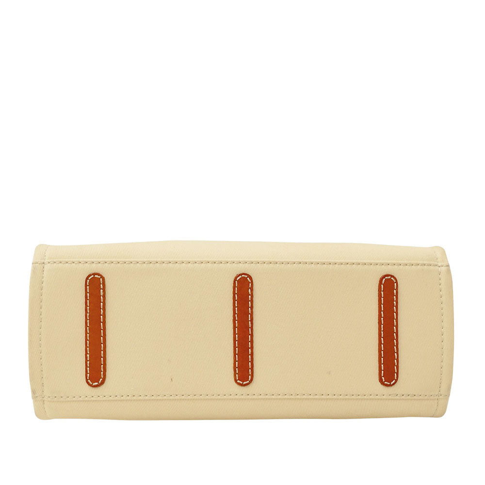 BURBERRY BLUE LABEL バーバリーブルーレーベル トートバッグ ベージュ キャンバス レディース 【中古】