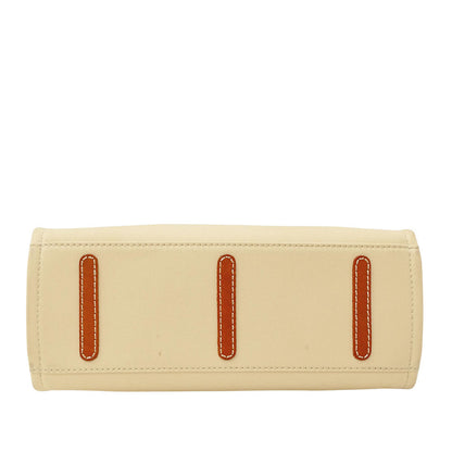 BURBERRY BLUE LABEL バーバリーブルーレーベル トートバッグ ベージュ キャンバス レディース 【中古】