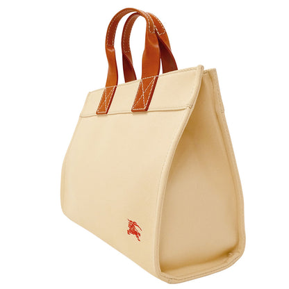 BURBERRY BLUE LABEL バーバリーブルーレーベル トートバッグ ベージュ キャンバス レディース 【中古】