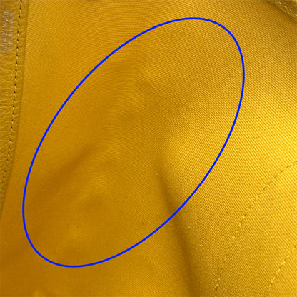 エルメス HERMES ガーデンパーティPM トワルオフィシエ バッグ レディース トートバッグ イエロー シルバー金具 □M刻印 2009年製 A4 シンプル 【中古】