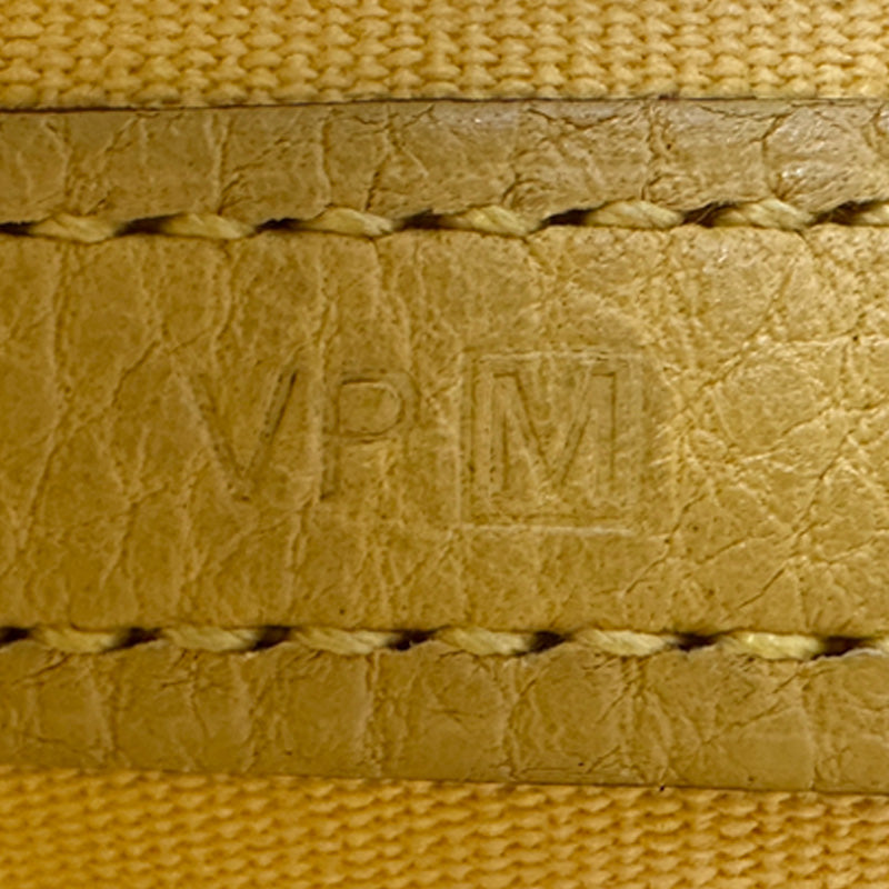 エルメス HERMES ガーデンパーティPM トワルオフィシエ バッグ レディース トートバッグ イエロー シルバー金具 □M刻印 2009年製 A4 シンプル 【中古】