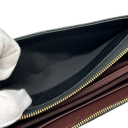 CHANEL シャネル 長財布 マトラッセ ブラック ゴールド金具 キャビアスキン レディース 【中古】