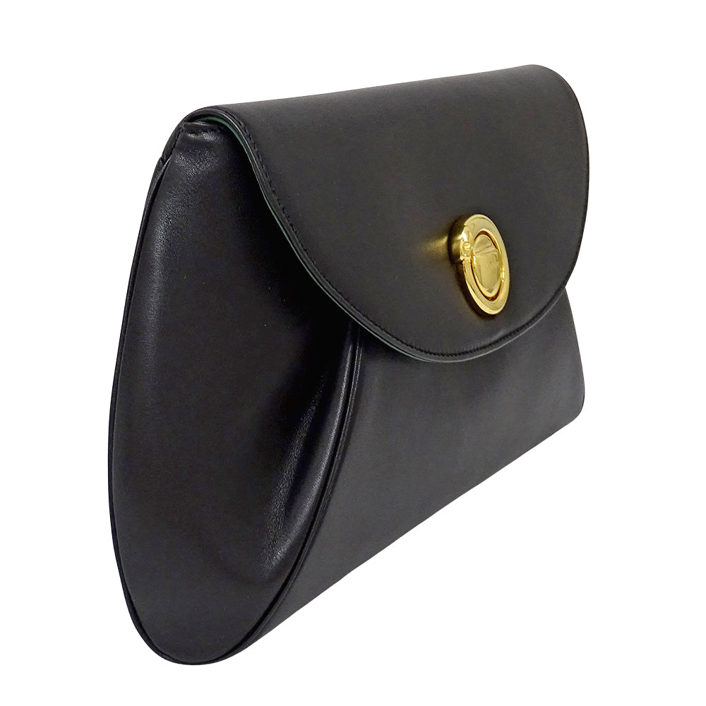 Cartier カルティエ クラッチバッグ セカンドバッグ パンテール ブラック レザー レディース 【中古】