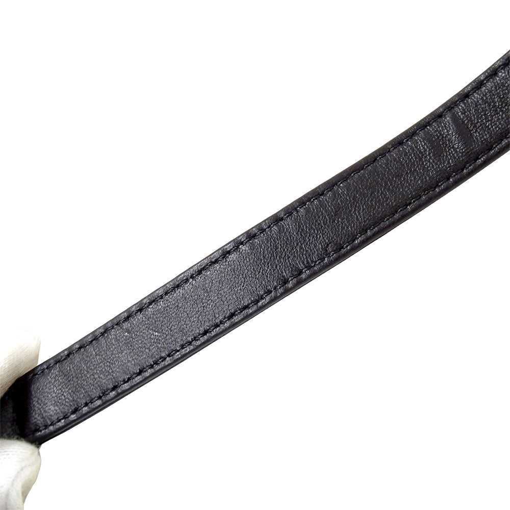 CHANEL シャネル ショルダーバッグ ブラック ゴールド金具 レザー レディース 【中古】