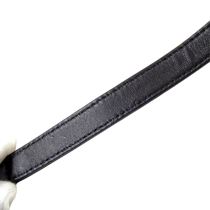 CHANEL シャネル ショルダーバッグ ブラック ゴールド金具 レザー レディース 【中古】