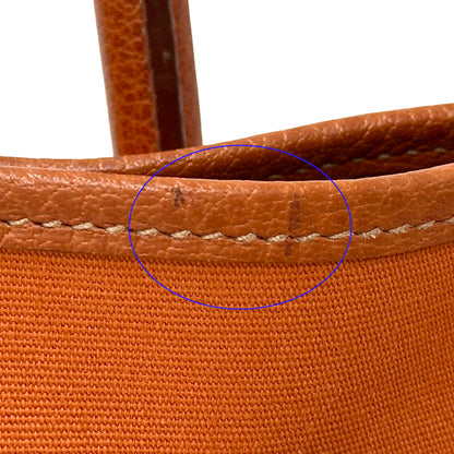 HERMES エルメス ガーデンパーティPM トートバッグ ポティロン シルバー金具 トワルオフィシエ レディース 【中古】