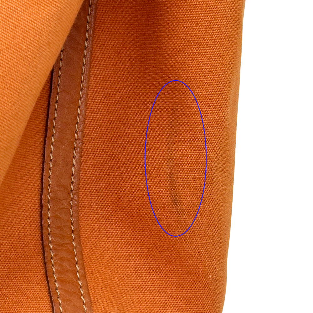 HERMES エルメス ガーデンパーティPM トートバッグ ポティロン シルバー金具 トワルオフィシエ レディース 【中古】