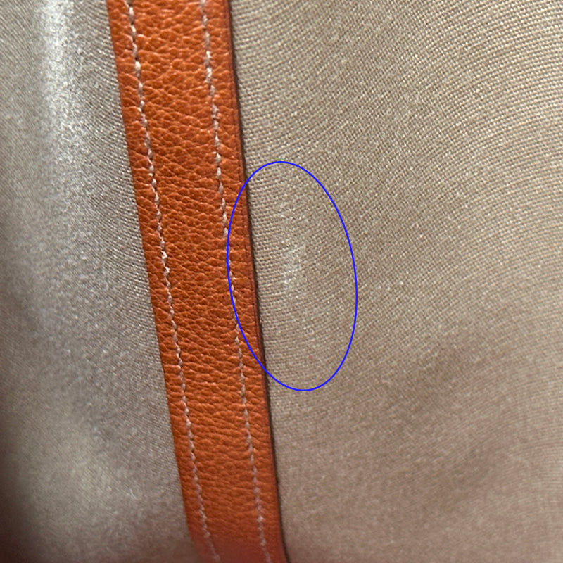 HERMES エルメス ガーデンパーティPM トートバッグ ポティロン シルバー金具 トワルオフィシエ レディース 【中古】
