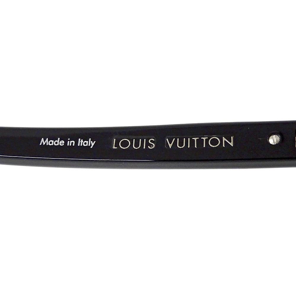 LOUIS VUITTON ルイ・ヴィトン サングラス・LV シグネチャー スクエア ラウンド ブラック Z2381U メンズ 【中古】