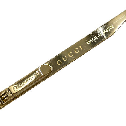GUCCI グッチ サングラス シェリー ナビゲーターフレーム ゴールド ブラウンレンズ GG1223S メタル メンズ 【中古】