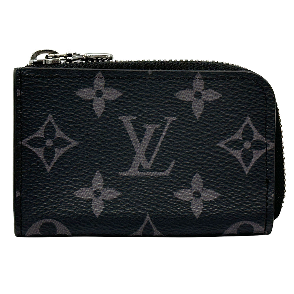 LOUIS VUITTON ルイ・ヴィトン ポルトモネ・ジュール コインケース モノグラム エクリプス ブラック M63536 メンズ 【中古】