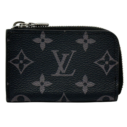 LOUIS VUITTON ルイ・ヴィトン ポルトモネ・ジュール コインケース モノグラム エクリプス ブラック M63536 メンズ 【中古】