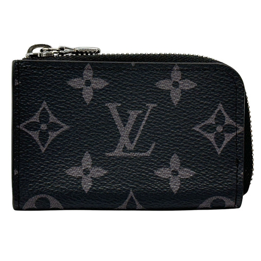 LOUIS VUITTON ルイ・ヴィトン ポルトモネ・ジュール コインケース モノグラム エクリプス ブラック M63536 メンズ 【中古】