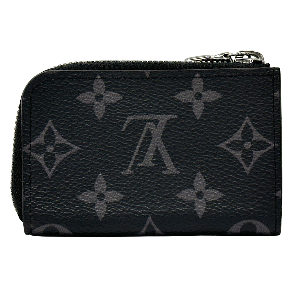 LOUIS VUITTON ルイ・ヴィトン ポルトモネ・ジュール コインケース モノグラム エクリプス ブラック M63536 メンズ 【中古】